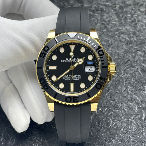 ロレックスコピーM226658-0001 最高精密ヨットマスター 42mm ブラック文字盤 Cal.3235