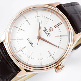ロレックスコピー チェリーニ タイム M50505-0020 ホワイト 3132 ムーブ搭載！39mm