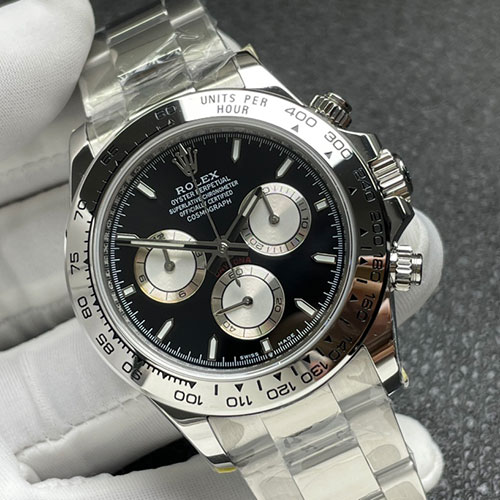 126509 コスモグラフ デイトナ 40mm ブライトブラック×スチール 超大人気