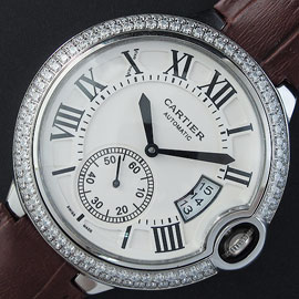 国内即発 CARTIER カリブル ドゥ カルティエ  Asian 21600振動！自動巻き  スモセコ  人工ダイヤ