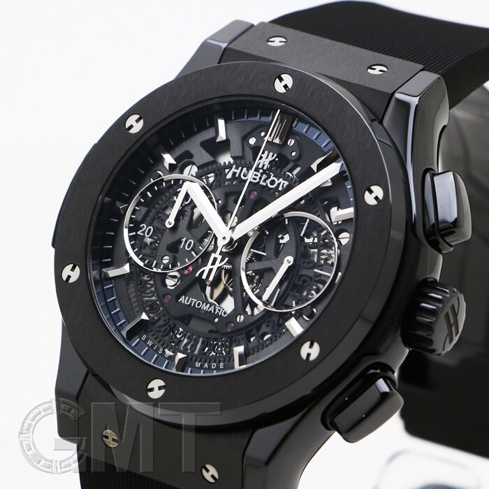 HUBLOT ウブロ クラシック フュージョン アエロフュージョン クロノグラフ ブラックマジック　525.CM.0170.RX