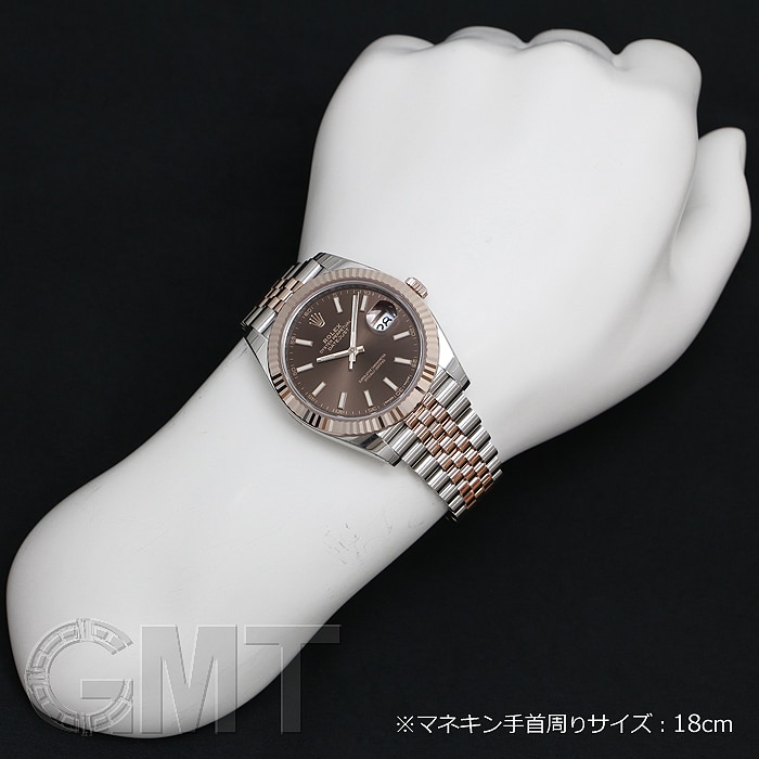  ロレックス デイトジャスト 41 126331 チョコレート ジュビリーブレス