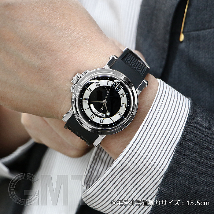 BREGUET ブレゲ マリーン ラージデイト 5817ST/92/5V8 ブラック