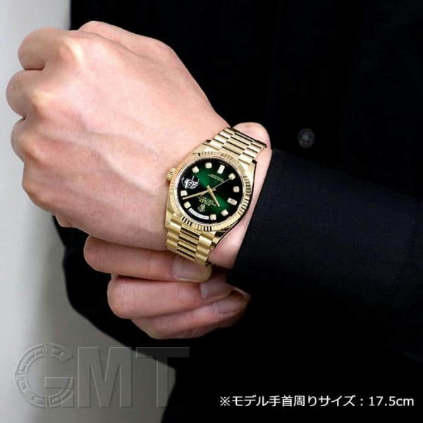 ROLEX ロレックス デイデイト 36 128238A グリーンオンブレ【未使用品】