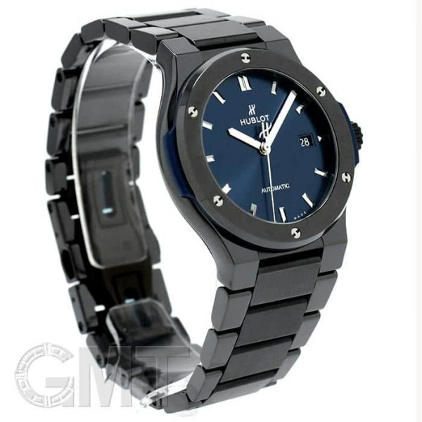 HUBLOT クラシックフュージョン セラミック ブルー ブレスレット 42mm 548.CM.7170.CM