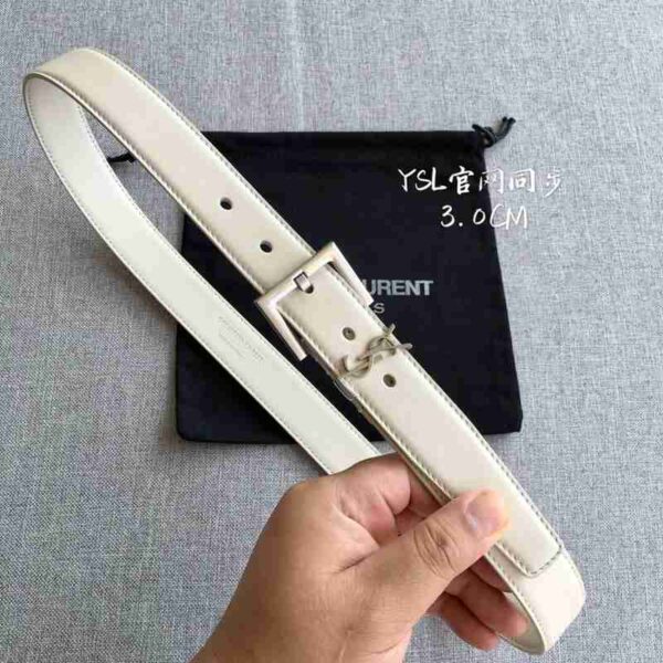 YSL ベルト(Belt) 大人気 3cm サンローラン レディースベルト PD256653