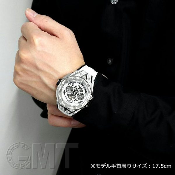 HUBLOT ウブロ ビッグバン ウニコ サンブルーII　チタニウム ホワイト パヴェ 418.NX.2001.RX.1604.MXM20