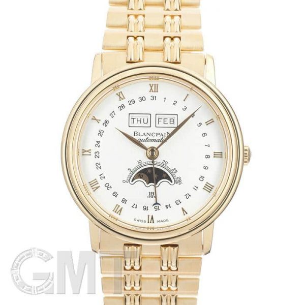 BLANCPAIN ブランパン ヴィルレ コンプリートカレンダー 6595-1418-A30 イエローゴールド