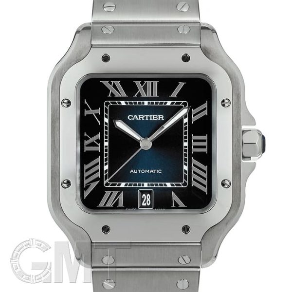 CARTIER カルティエ サントス ドゥ カルティエ LM WSSA0030 ブルー